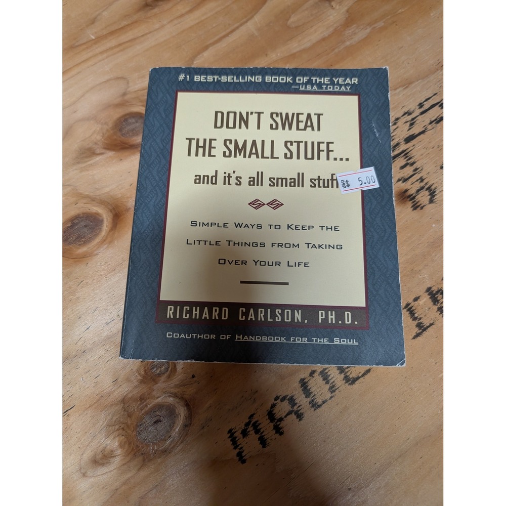 Hyperion Don't Sweat the Small Stuff Book Richard Carlson Ph.D. Good Paperback